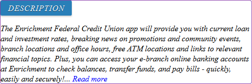 enrichment federal credit union