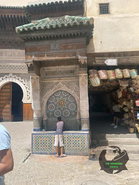Najjarine Fountain, Medina of Fes, Fez, Morocco, Africa