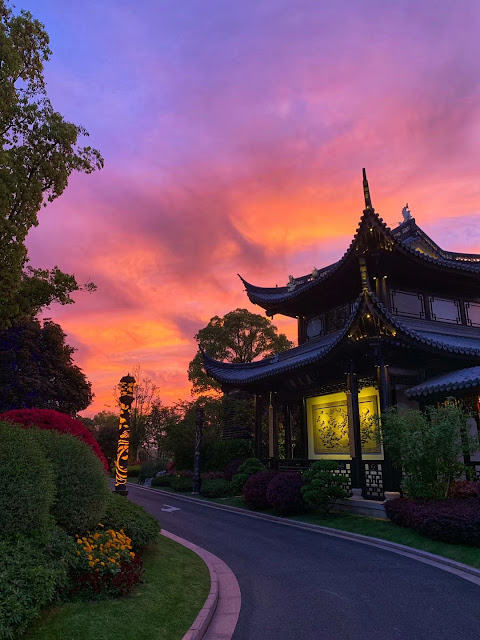 travel photography landscape colorful sunset