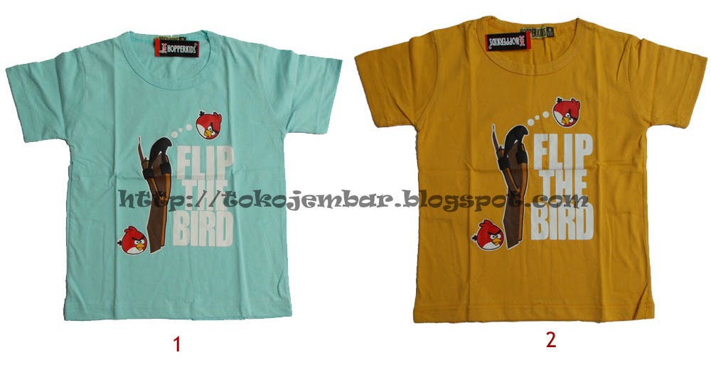 Toko Jembar Kaos Anak  Angry  Bird  Size 8 Restock 2 