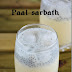 Paal sarbath / Milk sarbath