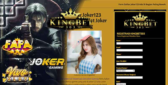 Daftar Joker Gaming Aplikasi Di situs Agen Kingbet303 Aman Dan Terpercaya