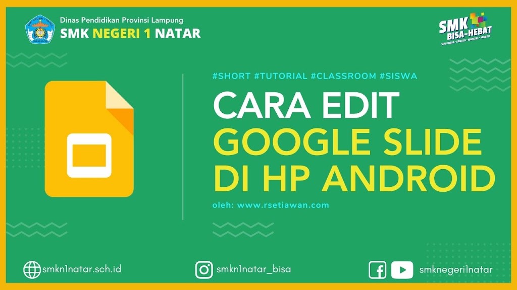 Cara edit google slide di HP android