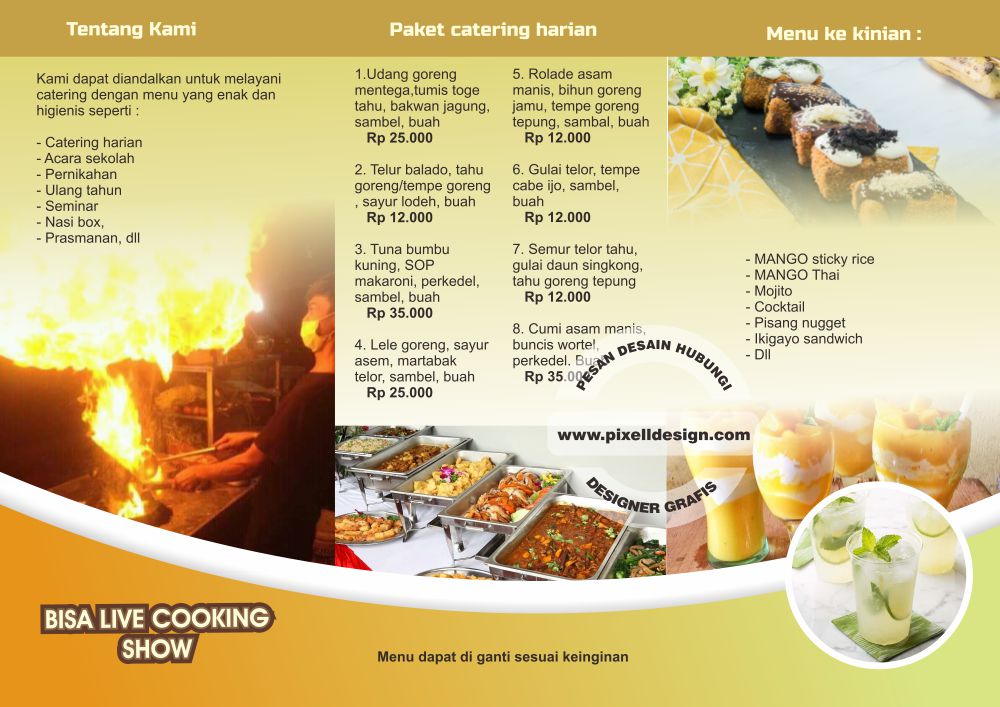  Contoh  Iklan Promosi  Catering  yang baik