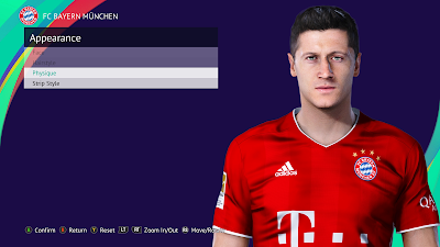 PES 2021 Faces Robert Lewandowski