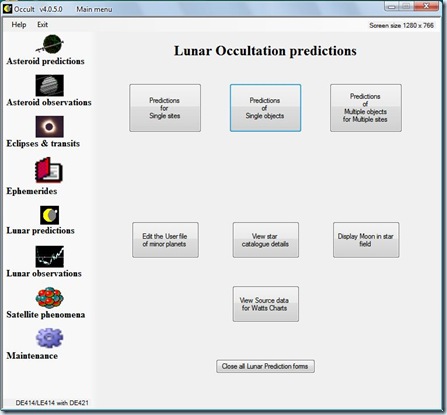 Lunar Occultations