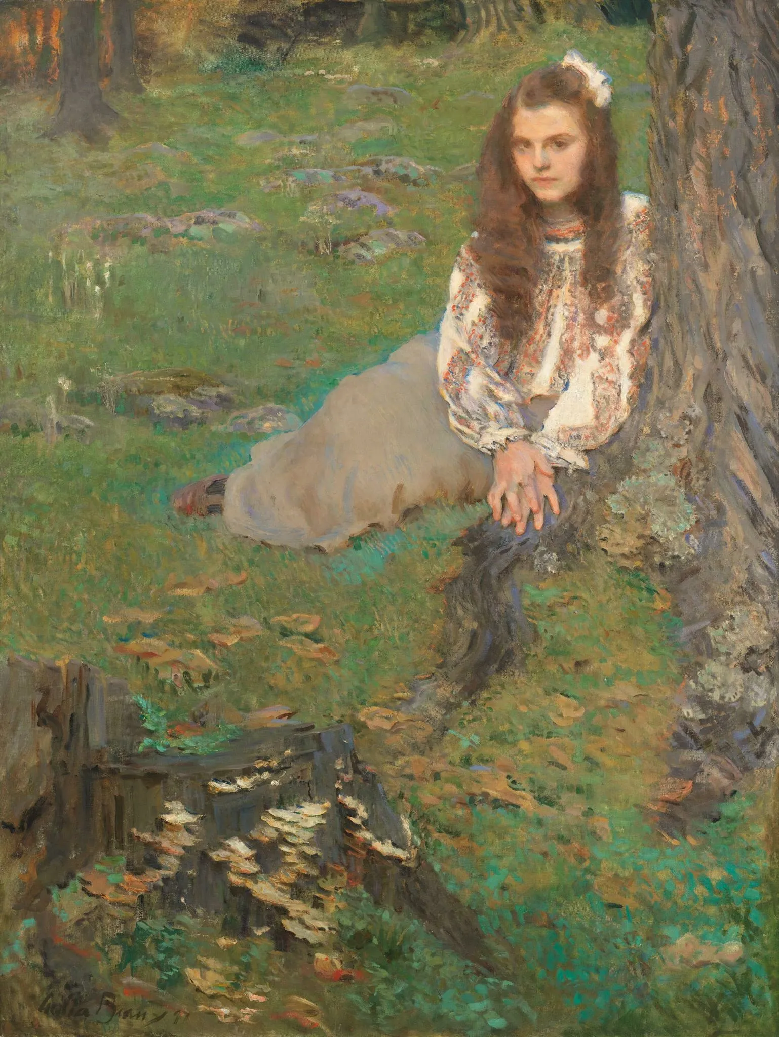 Cecelia-Beaux-Dorothea-in-the-Woods-1897-Whitney-Museum-of-American-Art