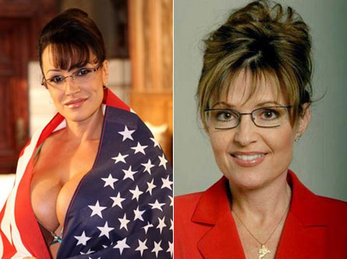 Lisa Ann and Sarah Palin Faye Reagan and Angie Everhart