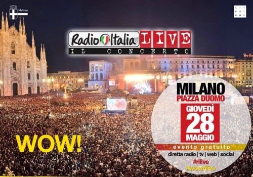 Concerto Radio Italia Live 2015 Milano Piazza Duomo