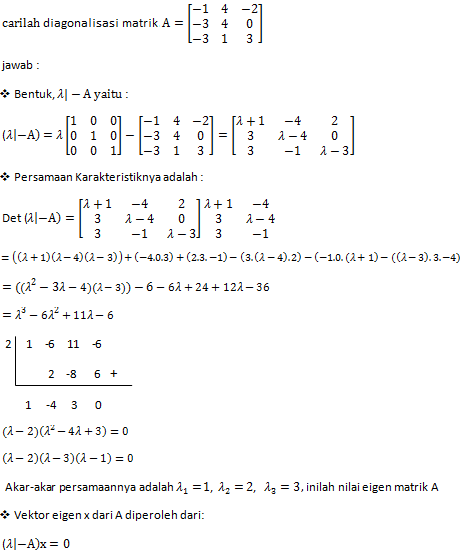 15++ Contoh Soal Matriks Singular Ordo 3x3 - Kumpulan ...
