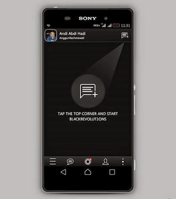  download BBM Mod Black Theme apk 2.8.0.21