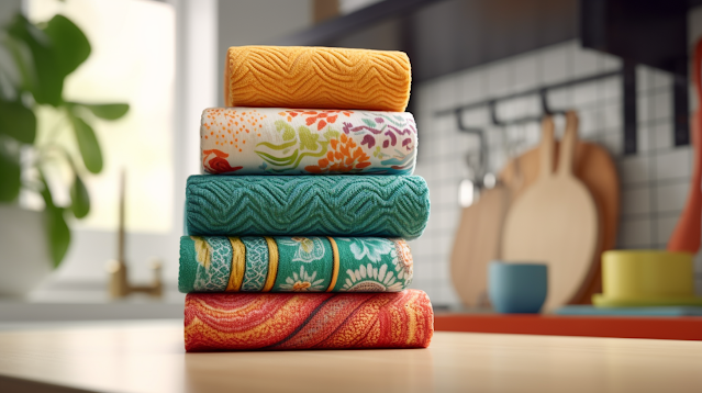 selection of Reusable Paper Towels alternatives