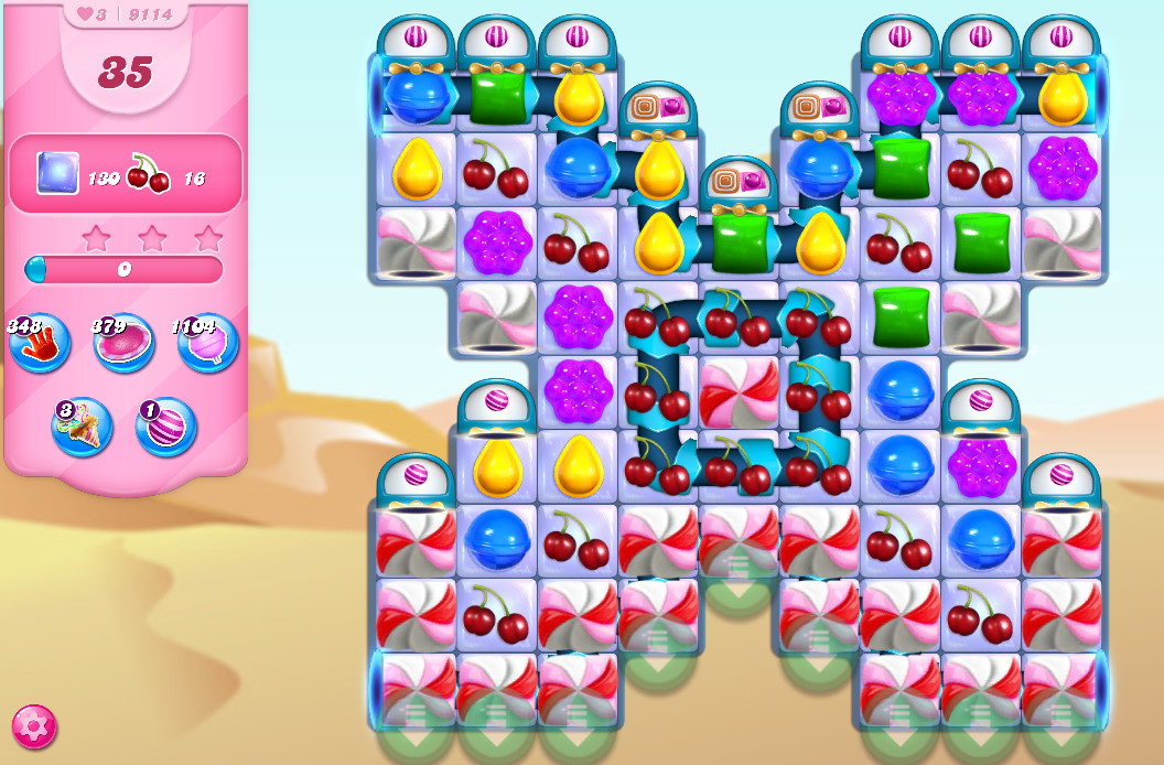 Candy Crush Saga level 9114