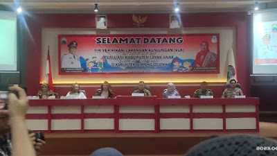 Bupati H.Nanang Ermanto, Sambut Baik Kedatangan Tim VLK KLA di Lampung Selatan