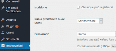 Come abilitare la registrazione utenti ad un sito WordPress