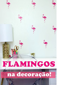 decoração -rosa-flamingos