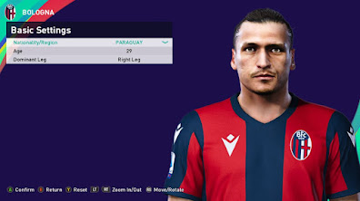 PES 2021 Faces Federico Santander by Rachmad ABs