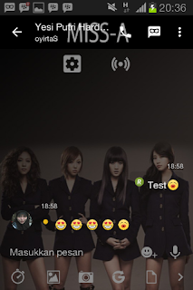BBM MOD Tema Miss-A v3.0.0.18 Apk Terbaru 2016 Gratis