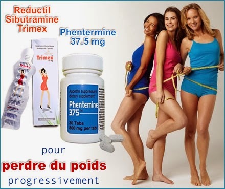 Reductil Sibutramine Trimex et Phentermine 37.5 mg pour maigrir progressivement sur la Pharmacie en ligne www.e-medsfree.com