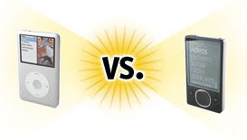 Apple iPod classic vs Microsoft Zune 80