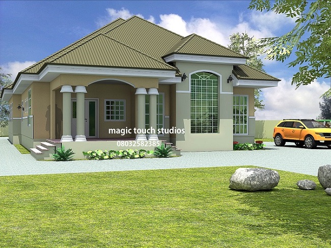  5  bedroom  bungalow Modern  and contemporary  Nigerian 