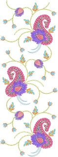 Paisley kombinasie Dupatta