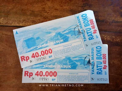 tiket masuk candi ratu boko