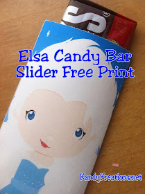 Frozen Candy Bar Wrappers Free Printable by KandyKreations