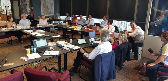 OneGeology Board Meeting in Full Swing at Geological Survey Vancouver Canada Offices June 2018