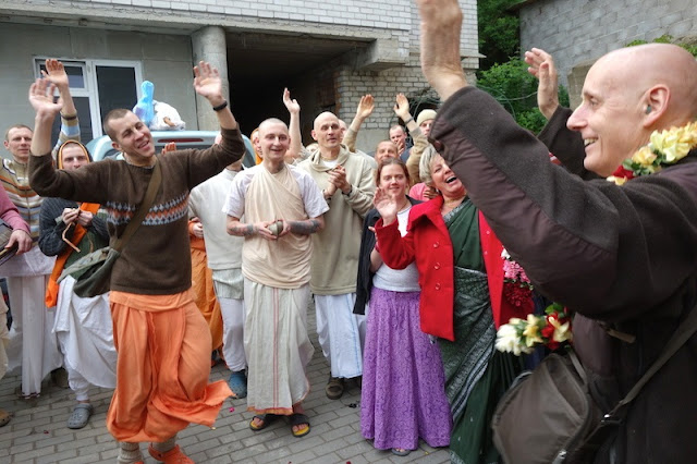 Sankarshan Das Adhikari Ecstatic Arrival in Kaunas, Lithuania 3