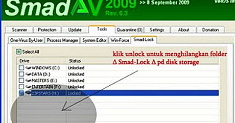Cara Menghapus Folder Autorun Inf yg Dikunci oleh SMADAV 