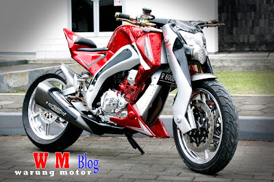 yamaha scorpio street fighter modifikasi