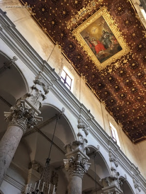 Detalle techo de la Basilica di Santa Croce