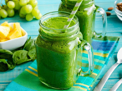 Receta jugo verde saludable