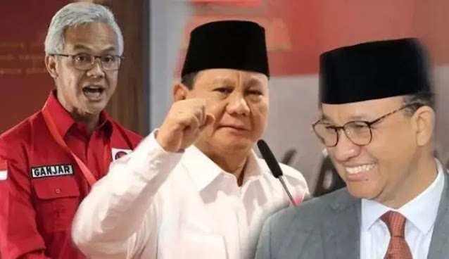 Pertarungan Prabowo dengan Anies dan Ganjar Tidak Enak Dilihat