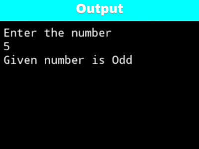 C program to print given number is even or odd using bitwise AND operator