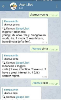 Cara Menggunakan Bot Telegram Bahasa Inggris Mudah