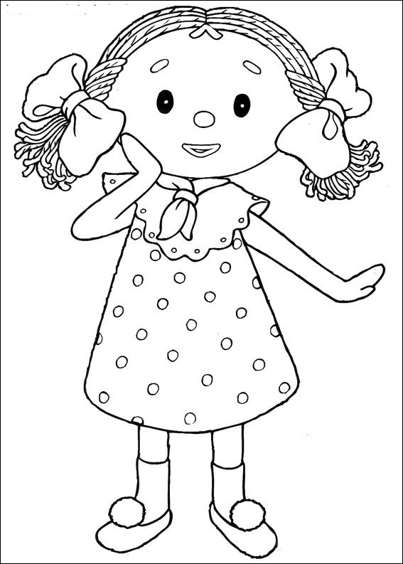 Andy Pandy Coloring Pages title=