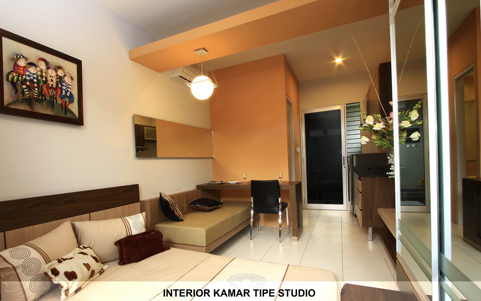 Desain Interior Apartemen Tipe Studio - Interior Design 