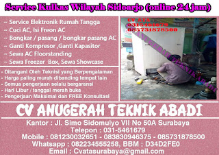 Service Kulkas Wilayah Sidoarjo (online 24 jam )