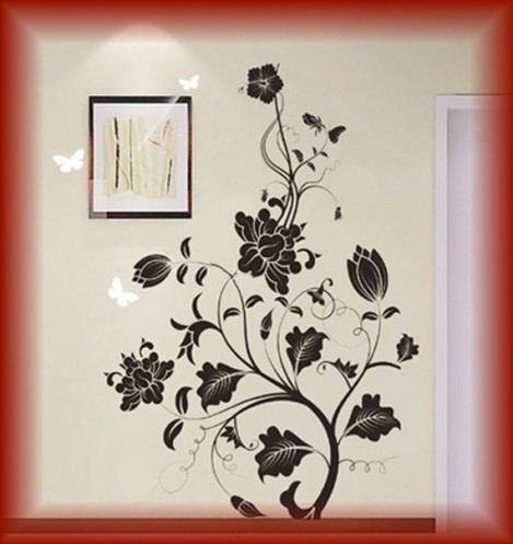 Home Decor Design on Home Design Blooming Flowers Wall Art Home Decor 1 469x497 Jpg