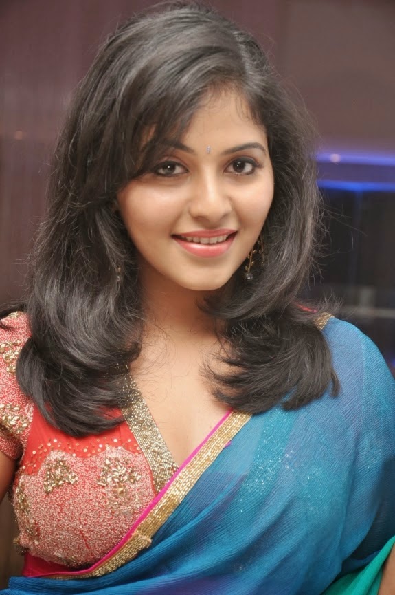 Actress Anjali Cute Saree Hot Sexy Photos