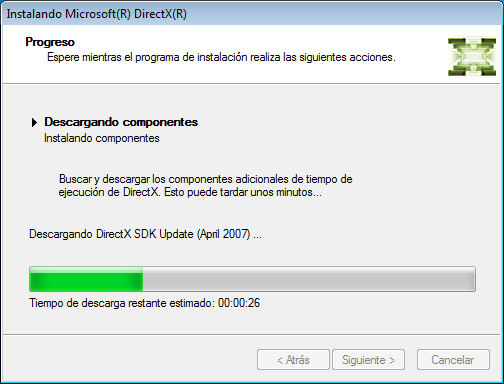 Actualizar Microsoft DirectX 9-10-11-12