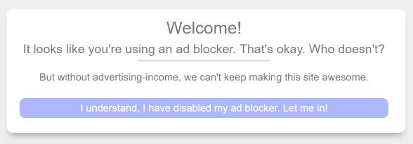 Blogger ant adblock