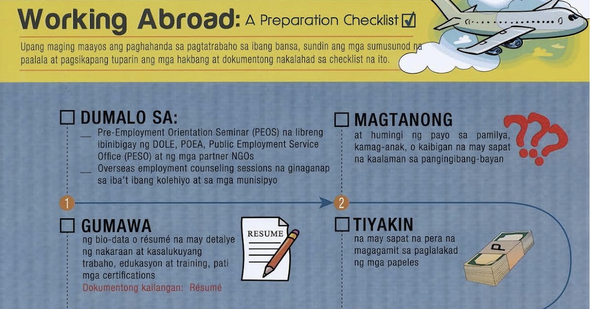 The Pinoy Informer POEA WorkAbroad Checklist