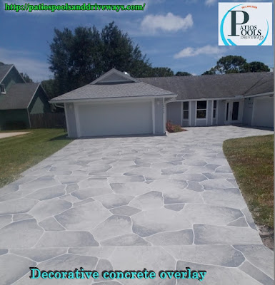 #decorativeconcrete #decorativeoverlay #concrete #driveway