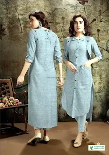 New Kurti Designs - Girls Kurti Designs 2023 - Kurti Collection Images - Ladies Kurti Designs - stylish kurti design - NeotericIT.com - Image no 3