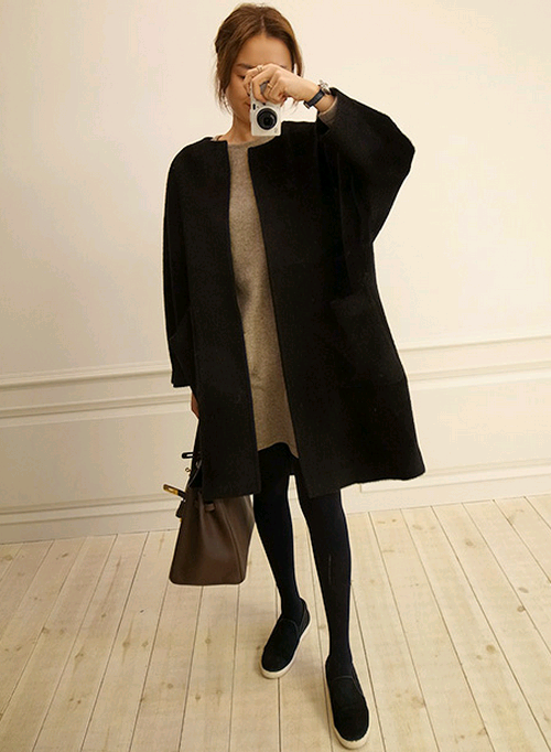 Multi-Pocketed Knit Dress