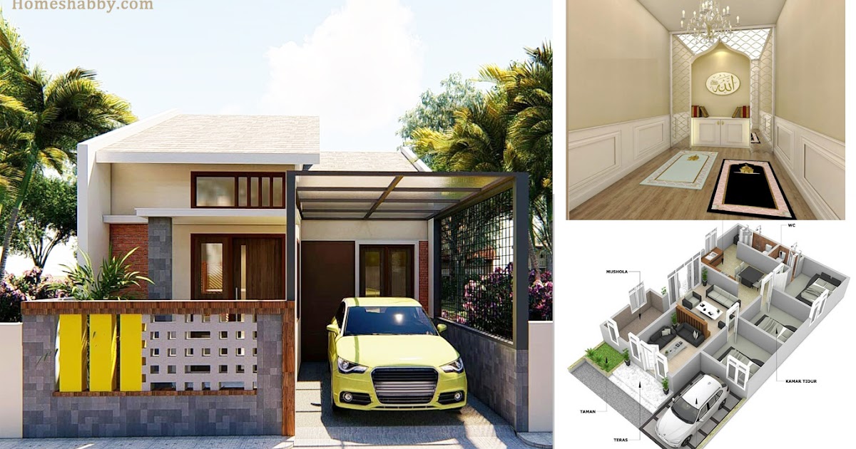 Desain dan Denah Rumah Minimalis  Konsep Sederhana dengan 