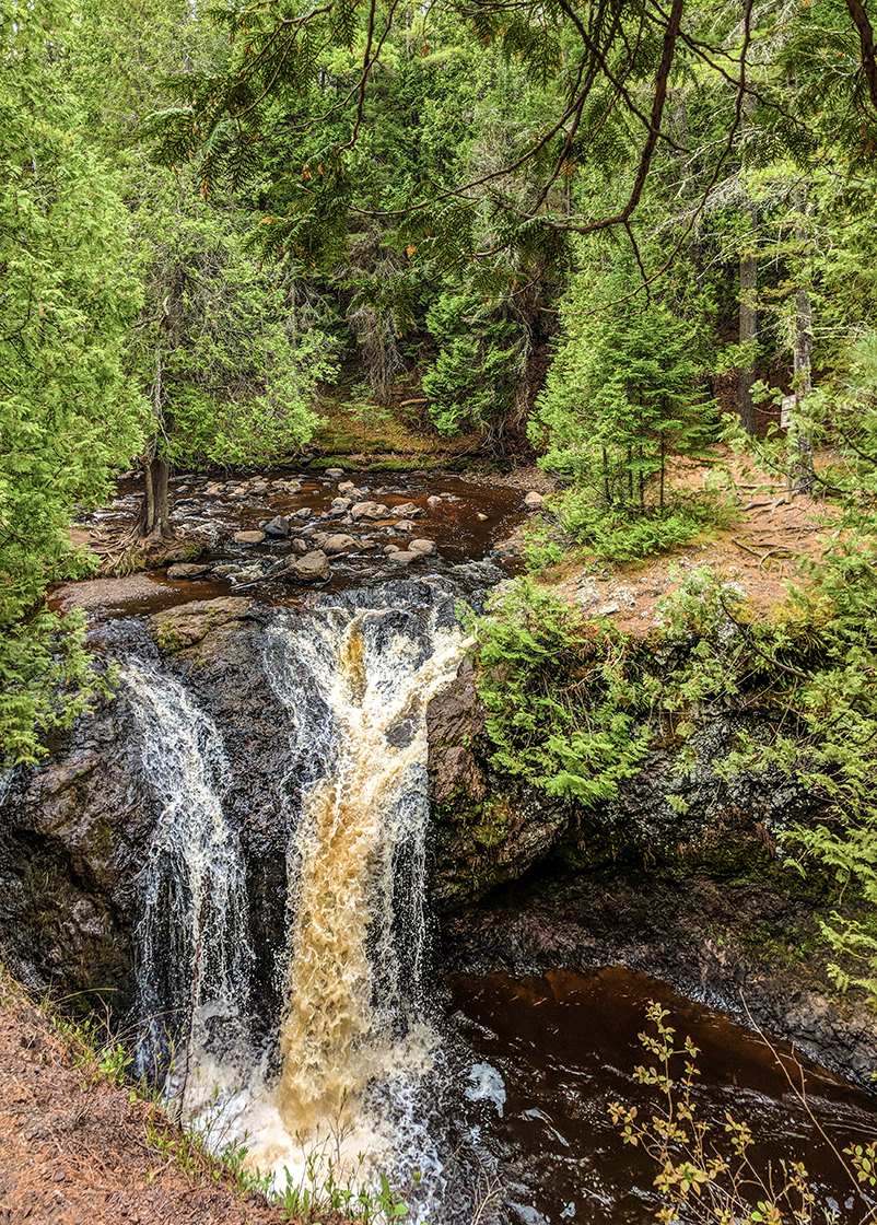 Snakepit Falls at Amnicon Falls State Park WI